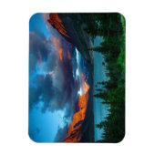 SunRise bij St. Mary Lake Magneet (Verticaal)