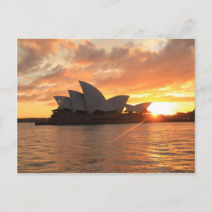 Sunrise bij Sydney Opera House Briefkaart