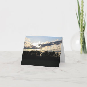 Sunrise Blank Note Kaart