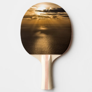 Sunrise boven de Atlantische oceaan Tafeltennisbatje