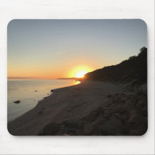 Sunrise boven Long Island Sound Muismat