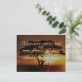 Sunrise Briefkaart (Staand voorkant)