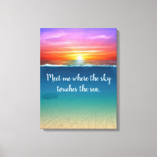 Sunrise Canvas Afdruk