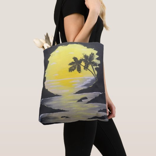 Sunrise Cave Canvas tas (Dichtbij)