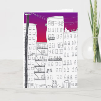 Sunrise City Card Kaart