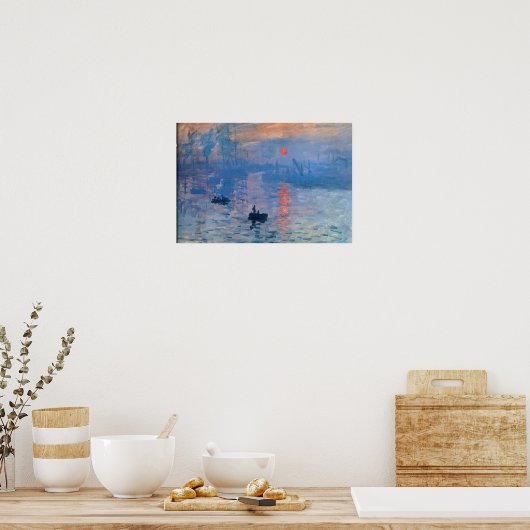 Sunrise - Claude Monet Poster (Keuken)