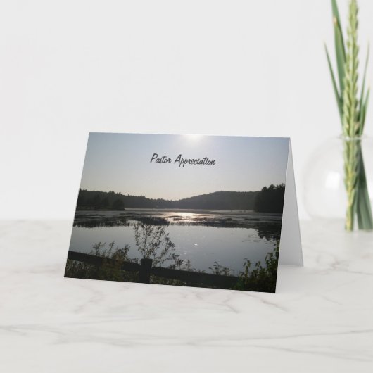 Sunrise Clergy Appreciation Bedankkaart (Voorkant)