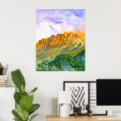 Sunrise Cliffs Kauai Print en Poster (Thuiskantoor)