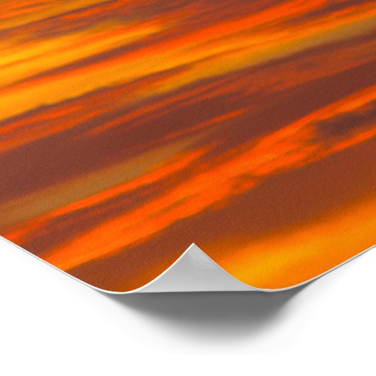 Sunrise Clouds, Florida Poster (Hoek)