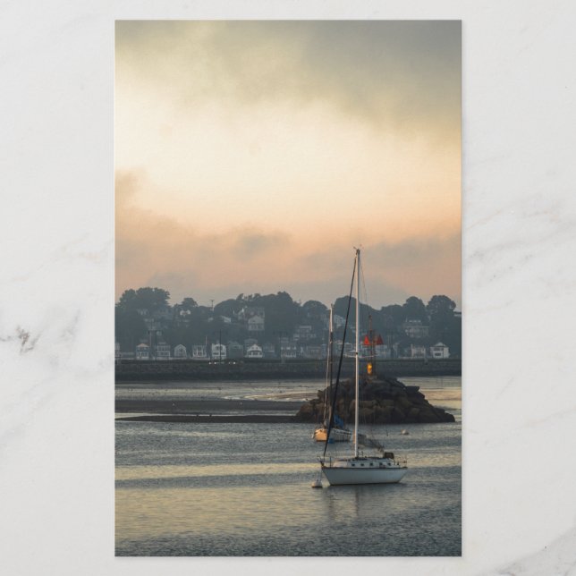 Sunrise en Boats (Voorkant)