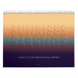 Sunrise en Sunset Landschapsfoto's Ontario Canada Kalender