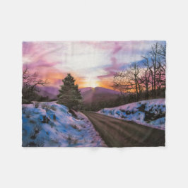 Sunrise Fleece Blanket Deken