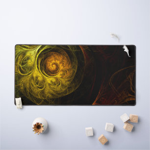 Sunrise Floral Red Abstracte kunst Bureaumat