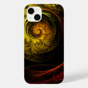 Sunrise Floral Red Abstracte kunst Case-Mate iPhone 14 Plus Hoesje