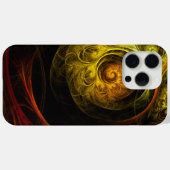 Sunrise Floral Red Abstracte kunst Case-Mate iPhone Case (Achterkant (horizontaal))