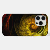 Sunrise Floral Red Abstracte kunst iPhone Hoesje (Achterkant horizontaal)