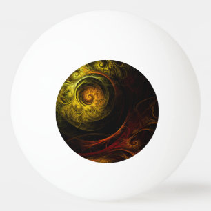 Sunrise Floral Red Abstracte kunst Pingpongballen