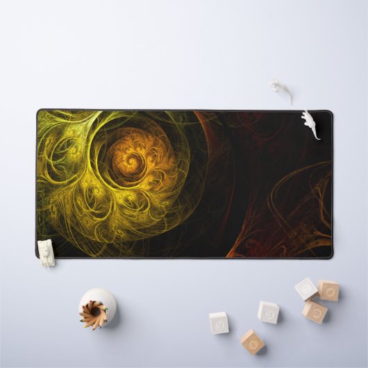 Sunrise Floral Red Abstrait Art (Tableau pour enfants)