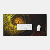 Sunrise Floral Red Abstrait Art (Clavier et souris)