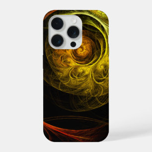 Sunrise Floral Red Abstrait Art