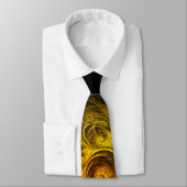 Sunrise Floral Red Abstrait Art Cravate (Attaché)