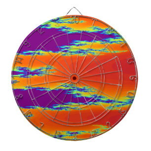 Sunrise Fractal Dart Board Dartbord