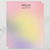 Sunrise Gradient Briefhoofd (Voorkant / Achterkant)