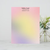 Sunrise Gradient Briefhoofd (Staand voorkant)