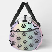 Sunrise Gradient Paw Print Pet Monogram Personal Plunjezak (Rechts)