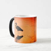 Sunrise Heron Morphing Mug (Devant gauche)