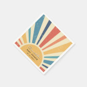 Sunrise I Retro Sun I Boho Sunshine Servet (Hoek)