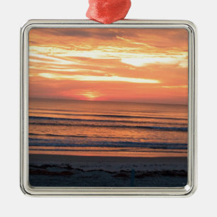 Sunrise in Daytona Beach, FL Metalen Ornament