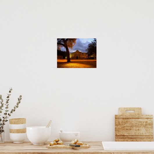 Sunrise in de Alamo Poster (Keuken)