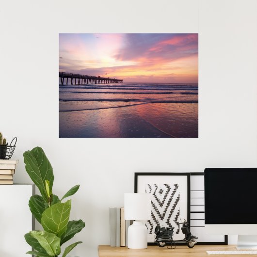 Sunrise in het Poster van augustus (Thuiskantoor)