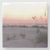 Sunrise in juli, Wright tsville Beach Stenen Onderzetter (Voorkant)