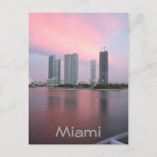 Sunrise in Miami Briefkaart