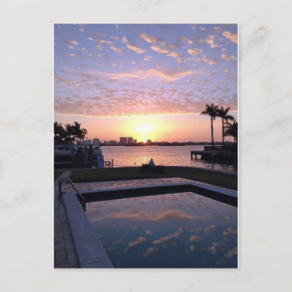 Sunrise in Miami Briefkaart