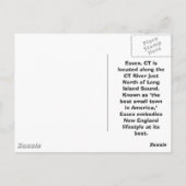 Sunrise in North Cove - Essex, CT Briefkaart (Achterkant)