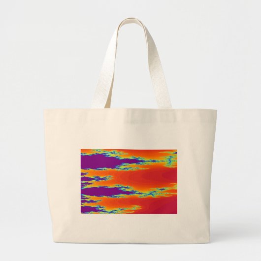 Sunrise Jumbo Canvas tas (Voorkant)