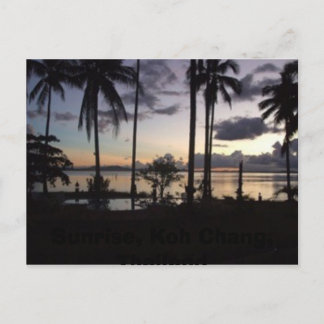 Sunrise, Koh Chang, Thailand Briefkaart