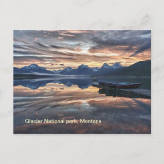 Sunrise Lake Mcdonald Briefkaart