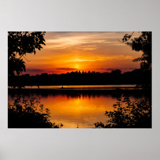 "Sunrise Lake" Poster/Wall Decor Poster