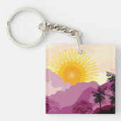Sunrise Landscape Sleutelhanger (Voorkant)