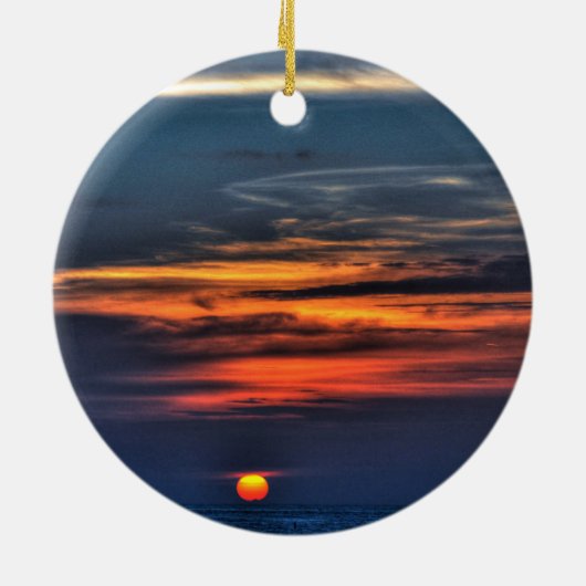 Sunrise, Melbourne, Florida Keramisch Ornament (Achterkant)