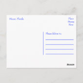 Sunrise Miami Skyline, Florida - VS Briefkaart (Achterkant)