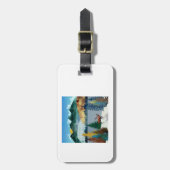 Sunrise Moose Bagagelabel (Voorkant verticaal)