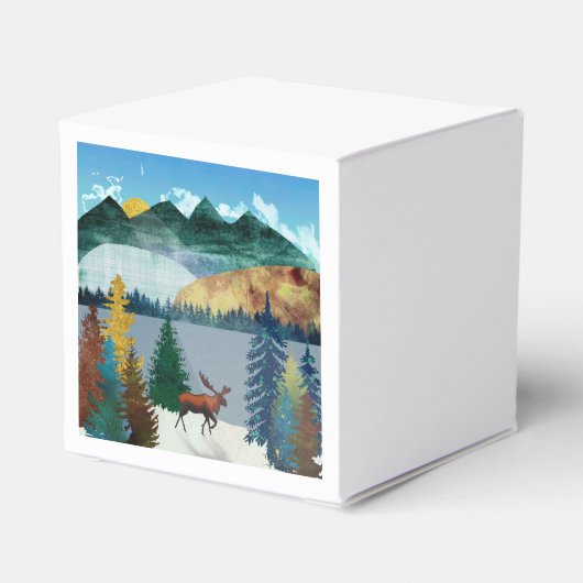 Sunrise Moose Bedankdoosjes (Achterkant)