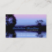 Sunrise Morning Moon Visitekaartje (Achterkant)