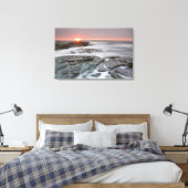 Sunrise nabij Brenton Point State Park op Ocean Canvas Afdruk (Insitu (Slaapkamer))