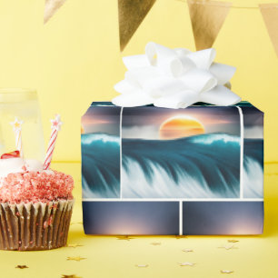 Sunrise Ocean Surf Cadeaupapier